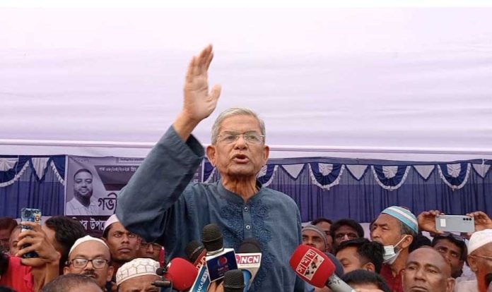 হরিপুরে নির্মম ভাবে পুলিশ কাস্টরিতে যুব নেতার মৃত্যু-মির্জা ফখরুল ইসলাম